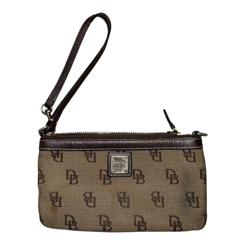 Dooney & Bourke Brown Monogram Wristlet